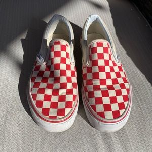 red checkered vans